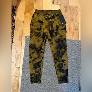Brand new Lululemon Mens Tech Pant Medium Tie dye acid wash